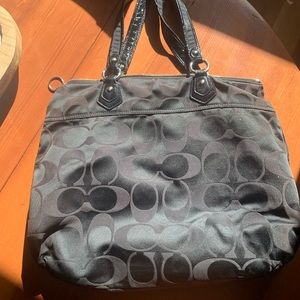 Black Coach Shoulder Bag